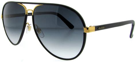 gucci gg 2887 s uza black leather aviator sunglasses|Gucci GG 2887/S Sunglasses for sale online .